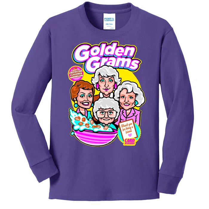 Golden Grams Cereal Kids Long Sleeve Shirt