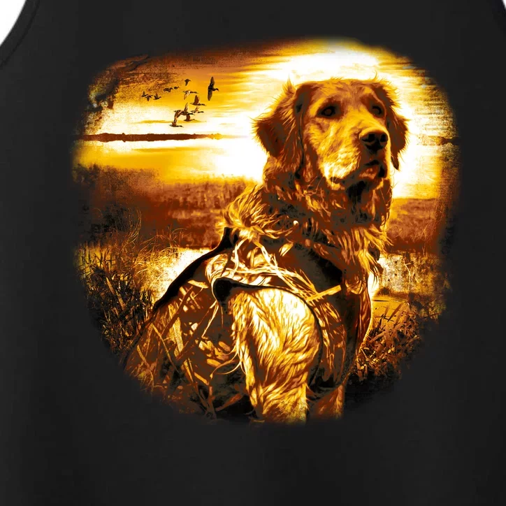 Golden Hunter Retriever Dog Performance Tank