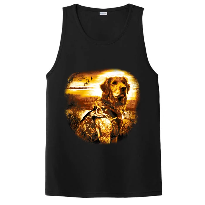 Golden Hunter Retriever Dog Performance Tank