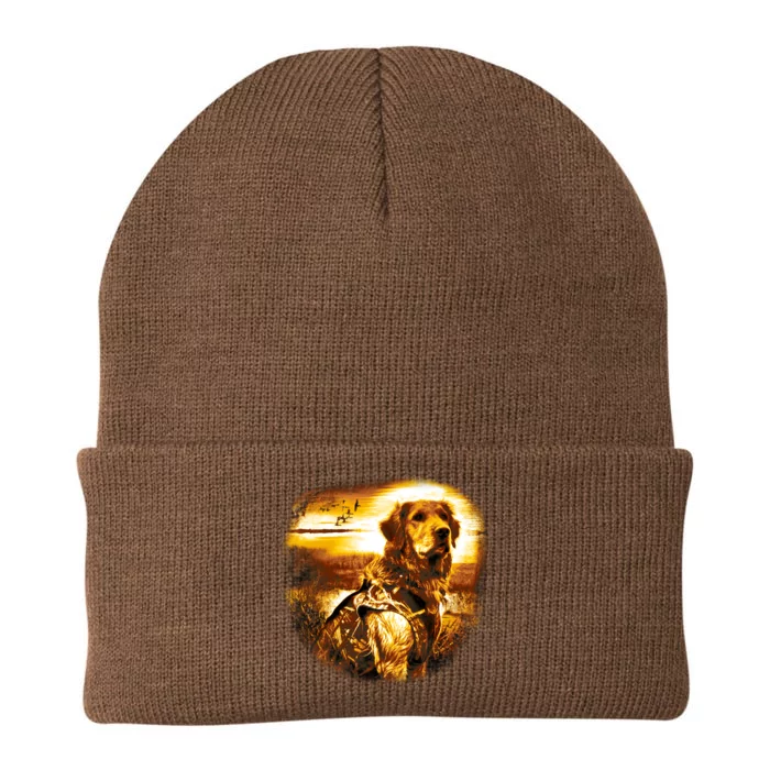 Golden Hunter Retriever Dog Knit Cap Winter Beanie