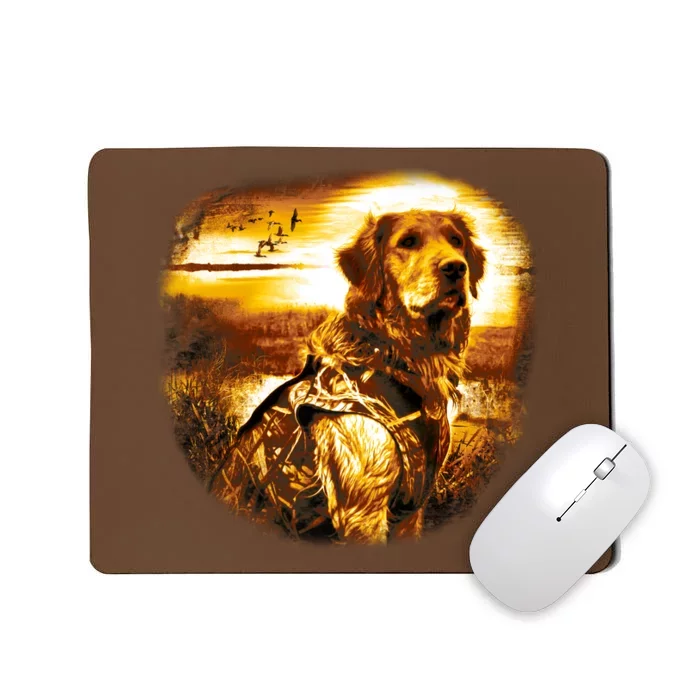 Golden Hunter Retriever Dog Mousepad