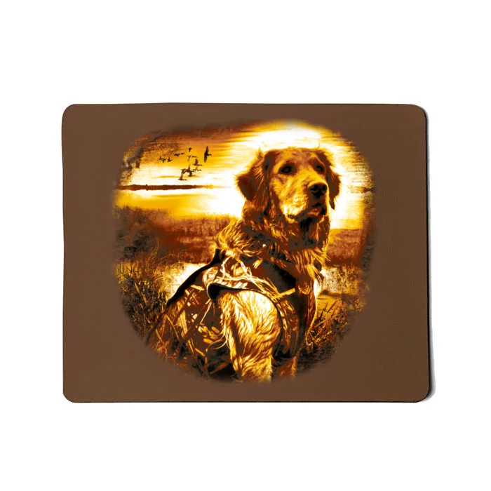 Golden Hunter Retriever Dog Mousepad