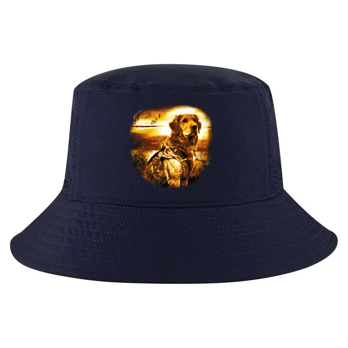 Golden Hunter Retriever Dog Cool Comfort Performance Bucket Hat