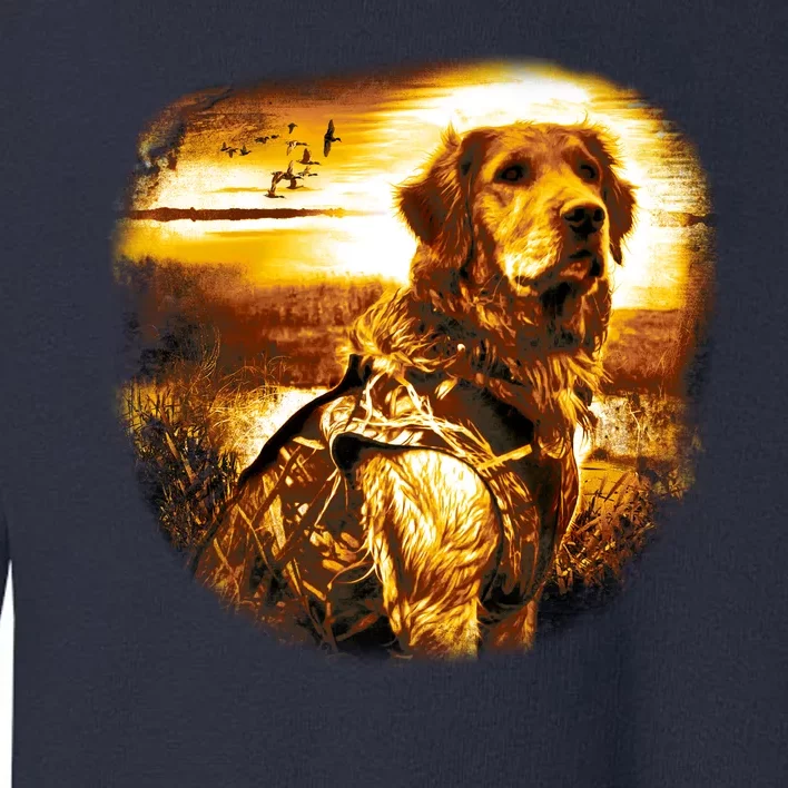 Golden Hunter Retriever Dog Toddler Sweatshirt