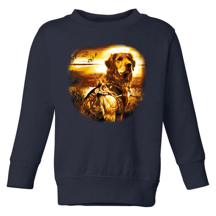 Golden Hunter Retriever Dog Toddler Sweatshirt