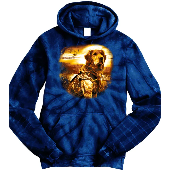 Golden Hunter Retriever Dog Tie Dye Hoodie