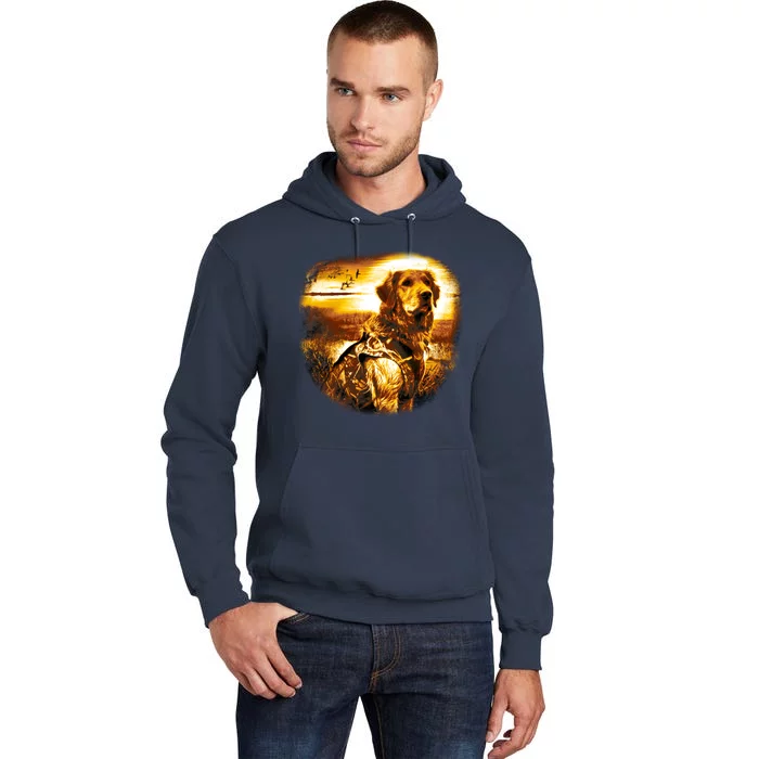 Golden Hunter Retriever Dog Tall Hoodie