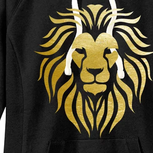 Golden King Lion Women's Fleece Hoodie