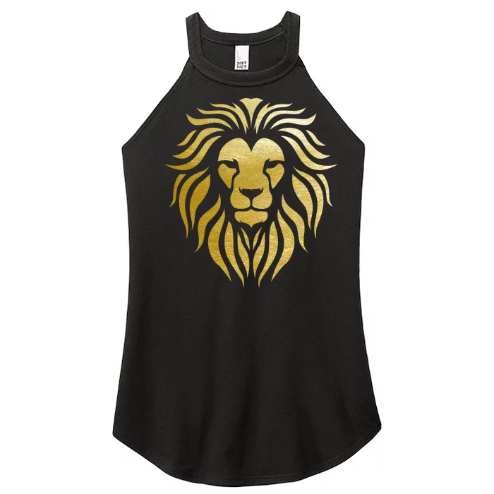 Golden King Lion Women’s Perfect Tri Rocker Tank