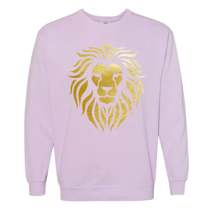 Golden King Lion Garment-Dyed Sweatshirt