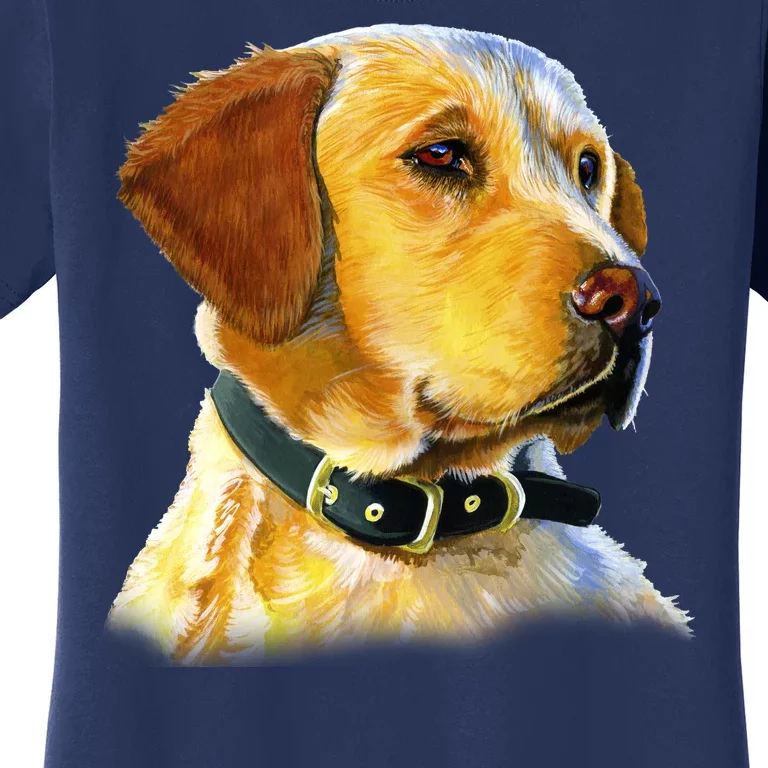 Golden Retriever Dog Portrait Women's T-Shirt