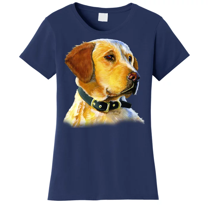 Golden Retriever Dog Portrait Women's T-Shirt