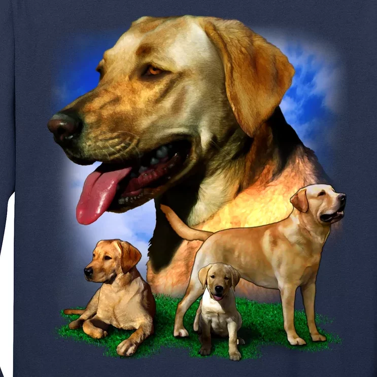 Golden Retriever Family Long Sleeve Shirt