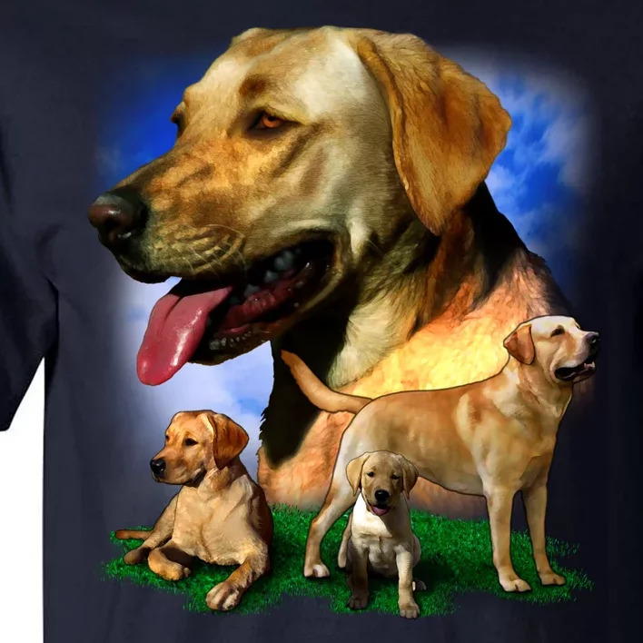 Golden Retriever Family Tall T-Shirt