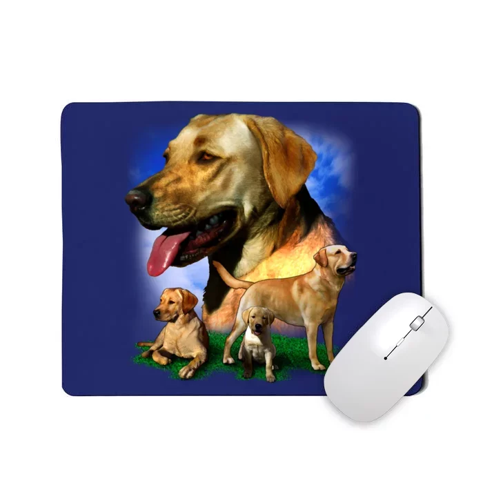 Golden Retriever Family Mousepad