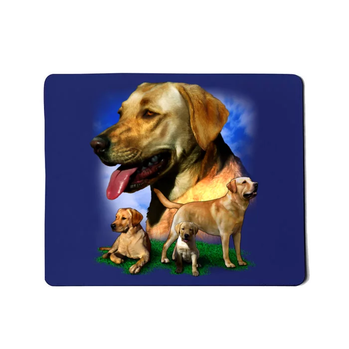 Golden Retriever Family Mousepad