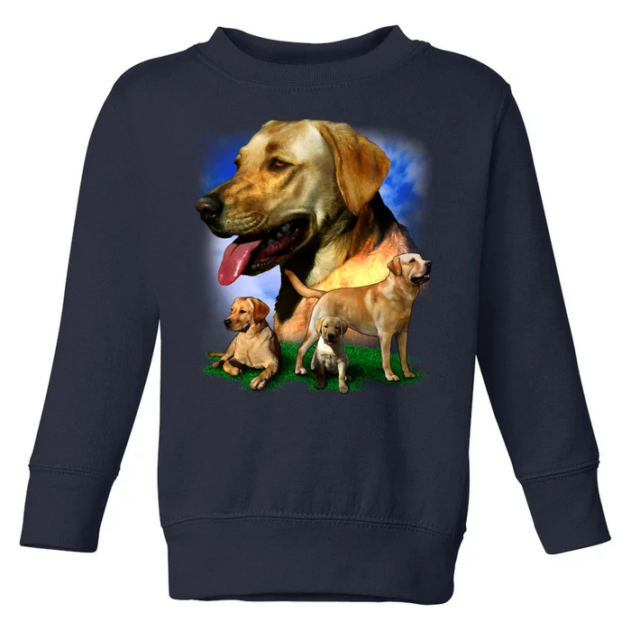 Golden Retriever Family Toddler Sweatshirt