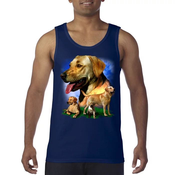 Golden Retriever Family Tank Top