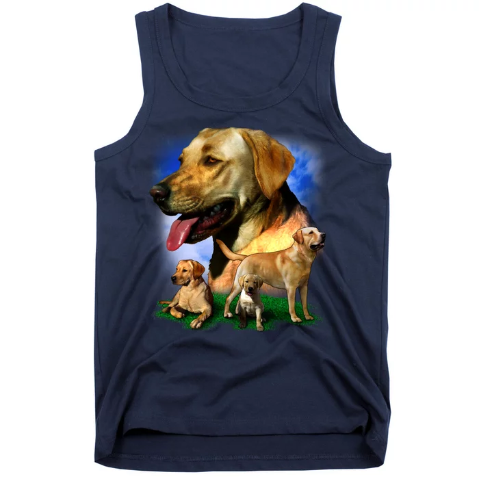 Golden Retriever Family Tank Top