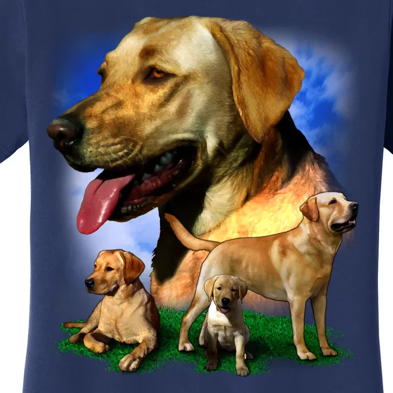 Golden Retriever Family Women's T-Shirt