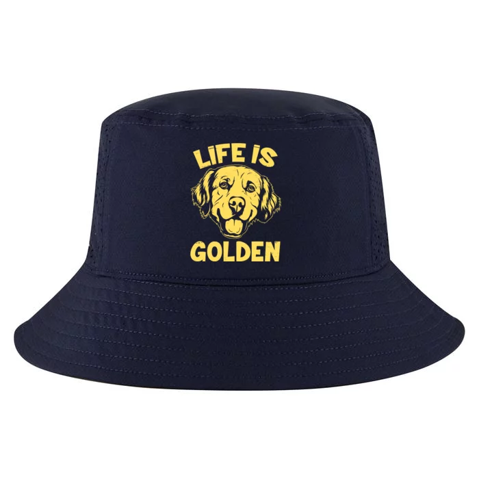 Golden Retriever Life Is Golden Cool Comfort Performance Bucket Hat