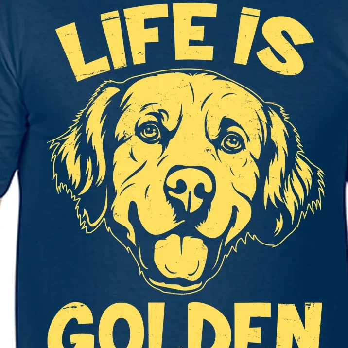 Golden Retriever Life Is Golden Comfort Colors T-Shirt