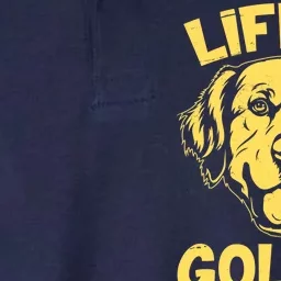 Golden Retriever Life Is Golden Softstyle Adult Sport Polo