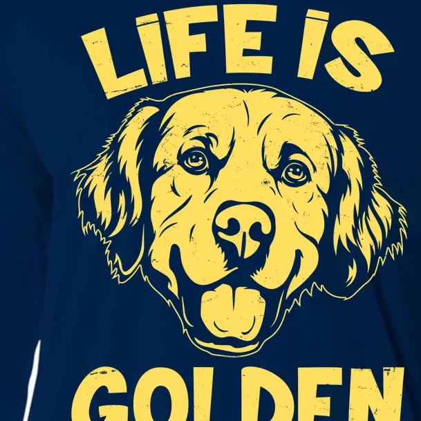 Golden Retriever Life Is Golden Cooling Performance Long Sleeve Crew