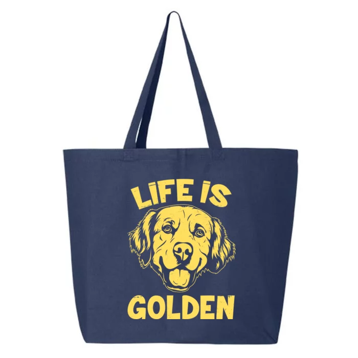 Golden Retriever Life Is Golden 25L Jumbo Tote