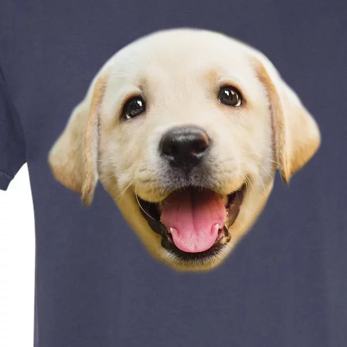 Golden Retriever Pup Face Garment-Dyed Heavyweight T-Shirt