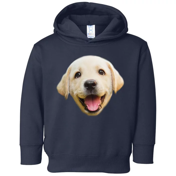 Golden Retriever Pup Face Toddler Hoodie