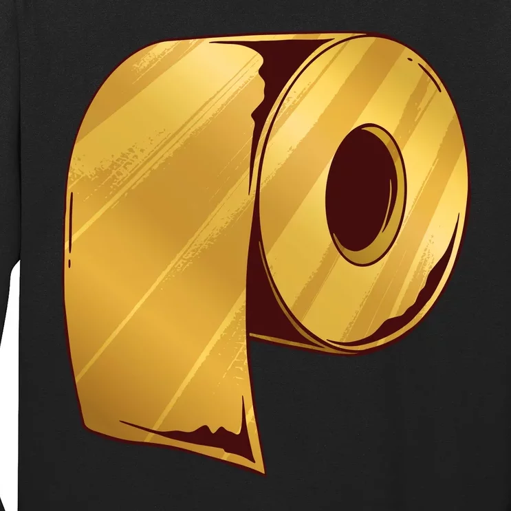 Golden Toilet Paper Crisis Long Sleeve Shirt