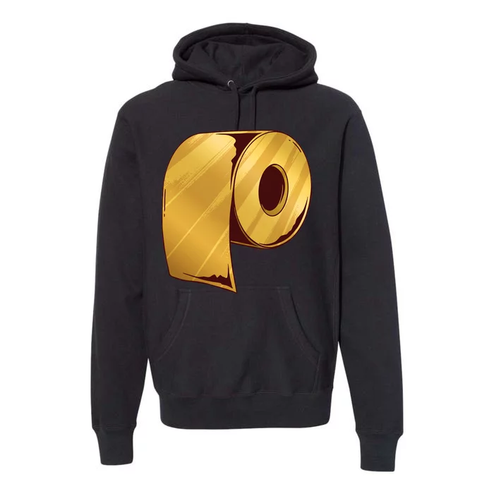 Golden Toilet Paper Crisis Premium Hoodie