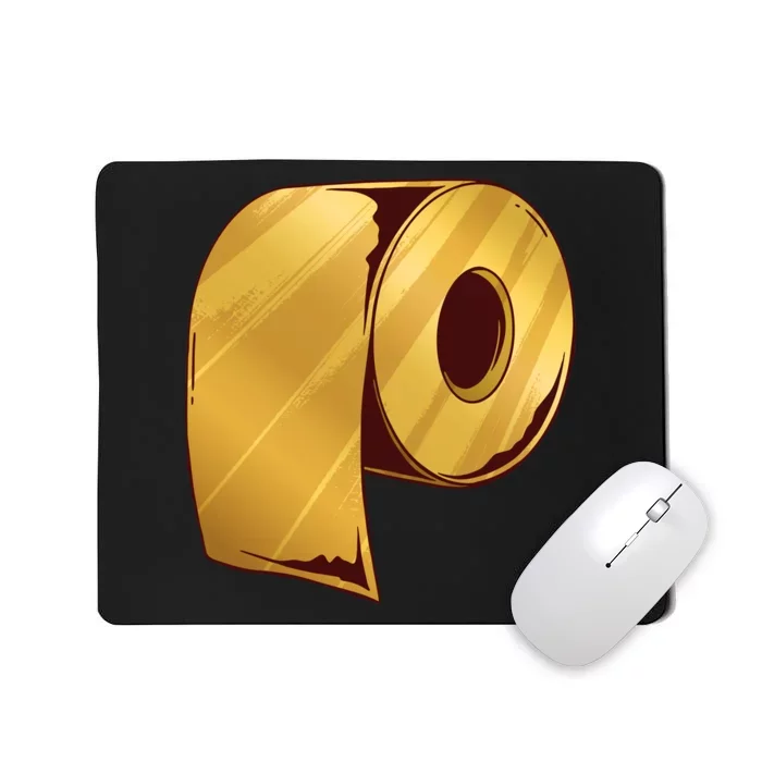 Golden Toilet Paper Crisis Mousepad