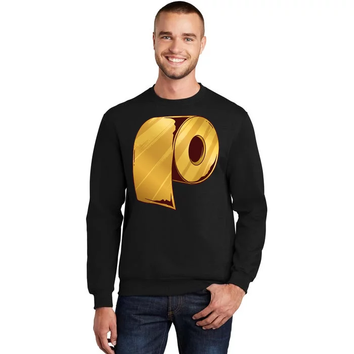 Golden Toilet Paper Crisis Tall Sweatshirt