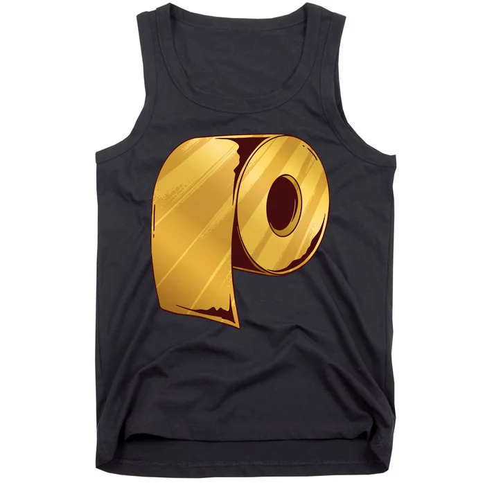 Golden Toilet Paper Crisis Tank Top