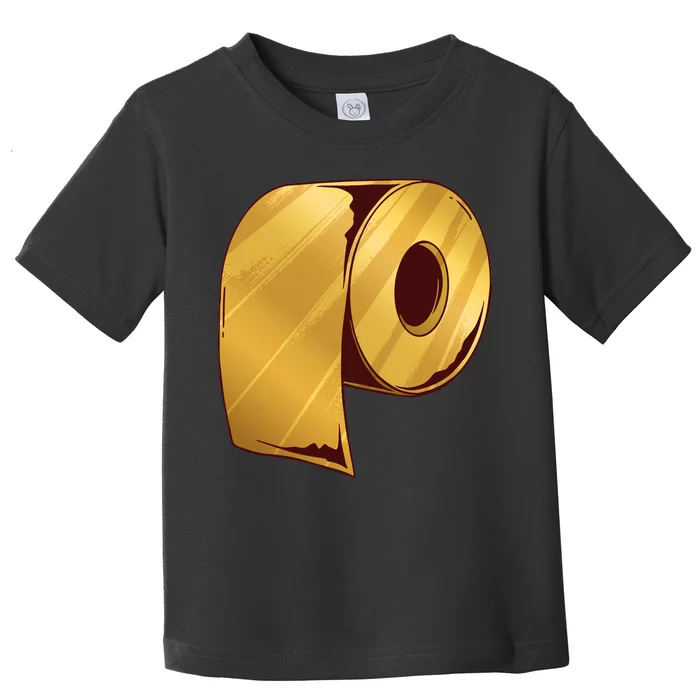 Golden Toilet Paper Crisis Toddler T-Shirt