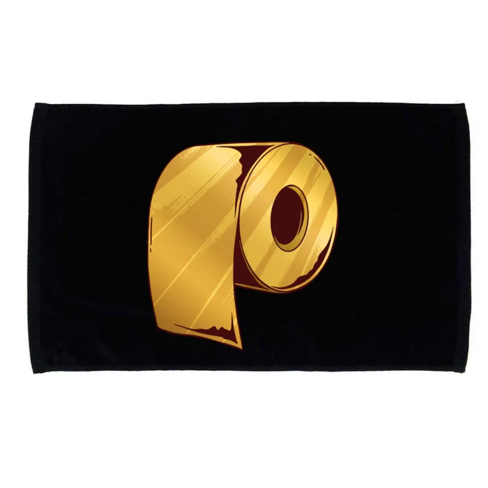 Golden Toilet Paper Crisis Microfiber Hand Towel