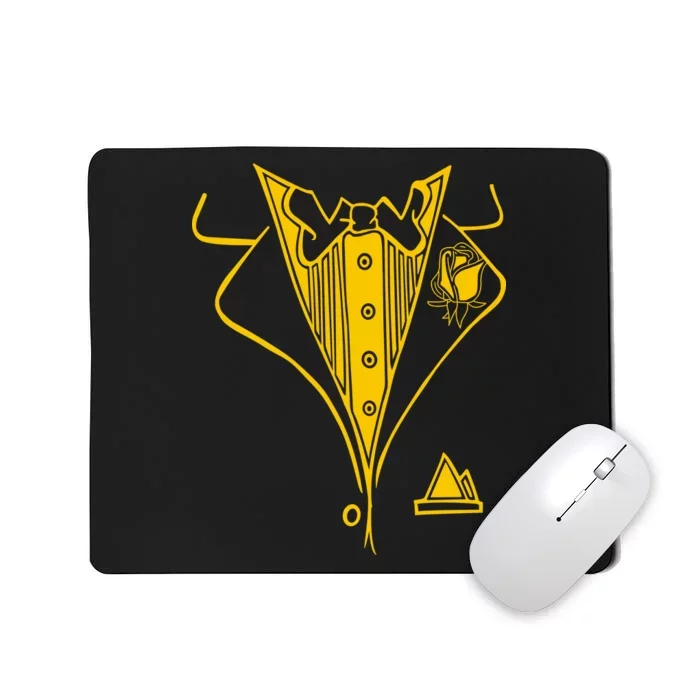 Golden Tuxedo Mousepad