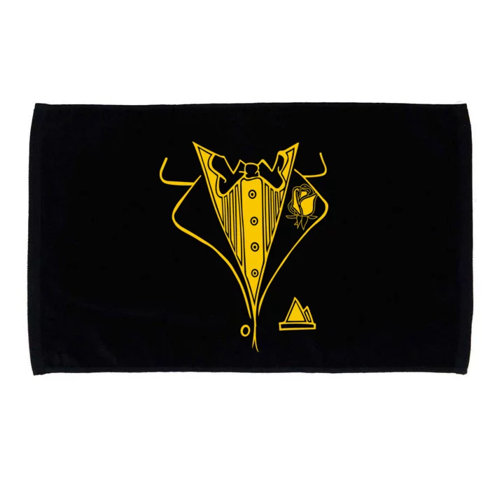 Golden Tuxedo Microfiber Hand Towel