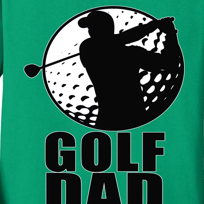 Golf Dad Kids Long Sleeve Shirt