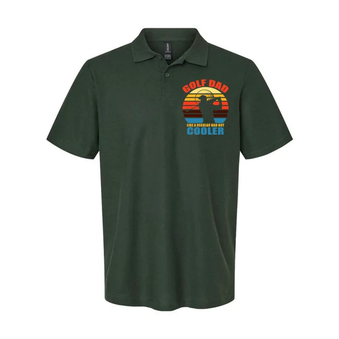 Golf Dad Like A Regular Dad But Cooler Softstyle Adult Sport Polo