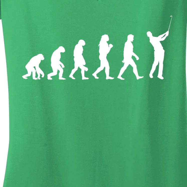 Golf Evolution Women's V-Neck T-Shirt