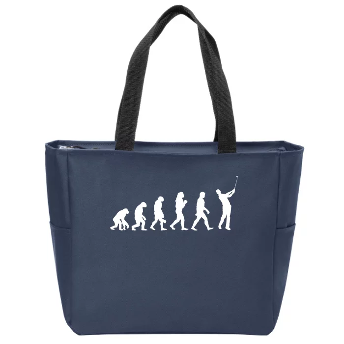 Golf Evolution Zip Tote Bag