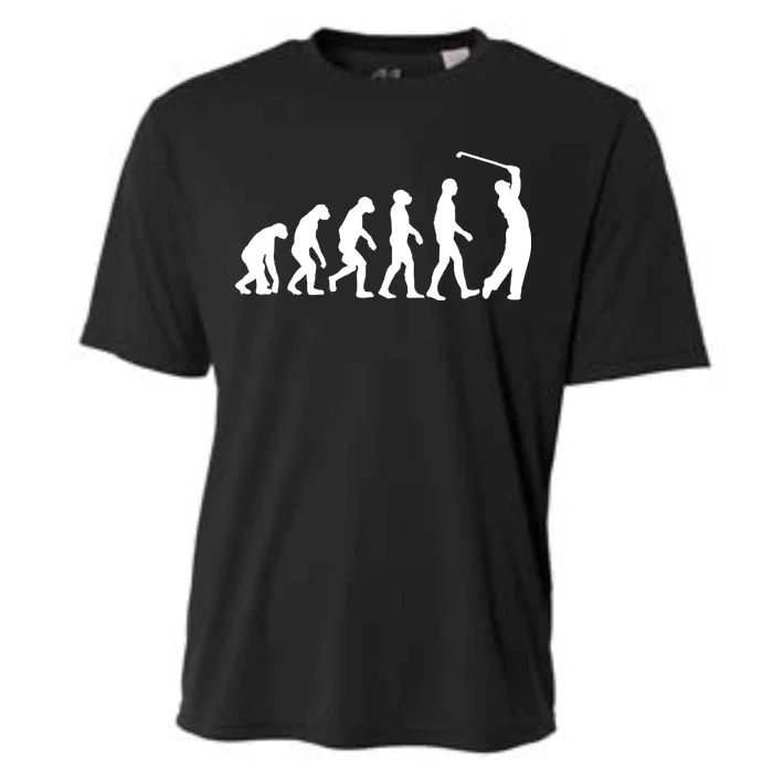 Golf Evolution Funny Golfer Cooling Performance Crew T-Shirt