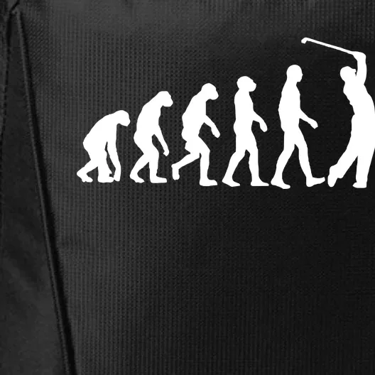 Golf Evolution Funny Golfer City Backpack