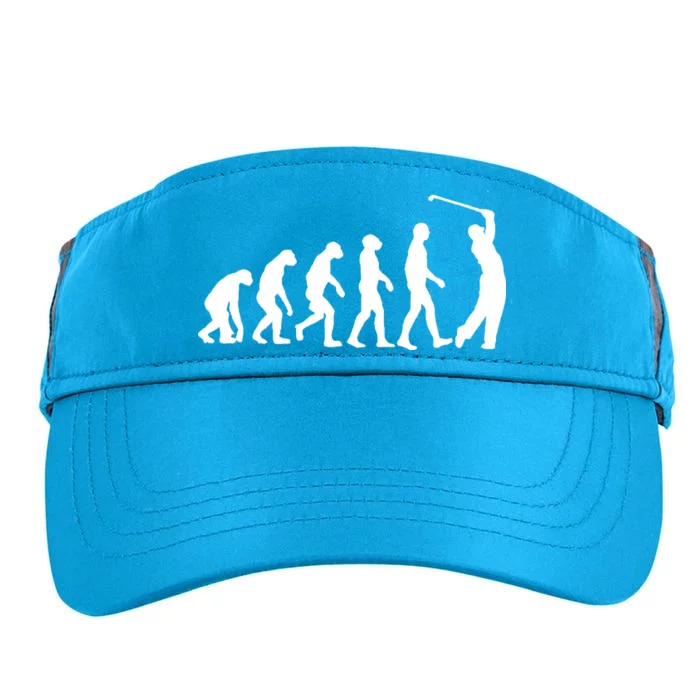 Golf Evolution Funny Golfer Adult Drive Performance Visor