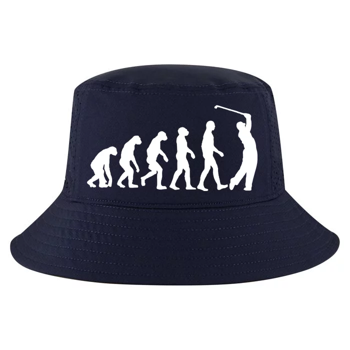 Golf Evolution Funny Golfer Cool Comfort Performance Bucket Hat