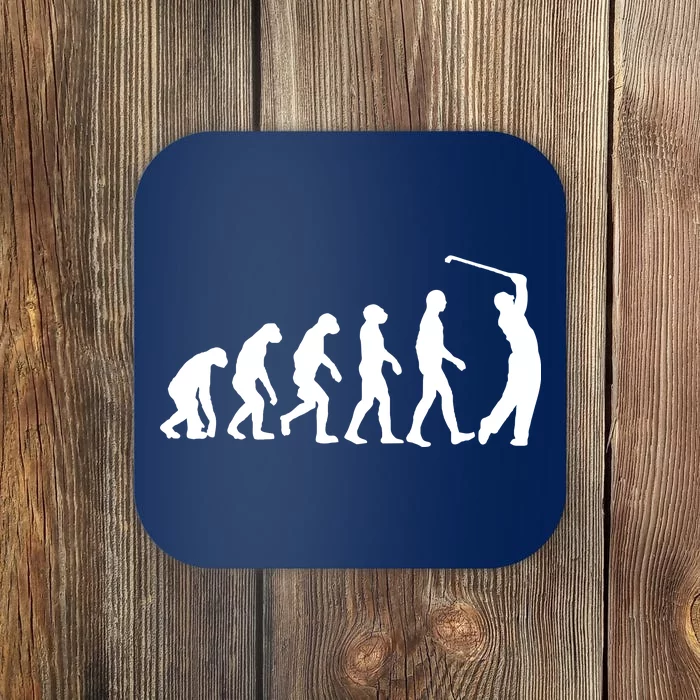 Golf Evolution Funny Golfer Coaster