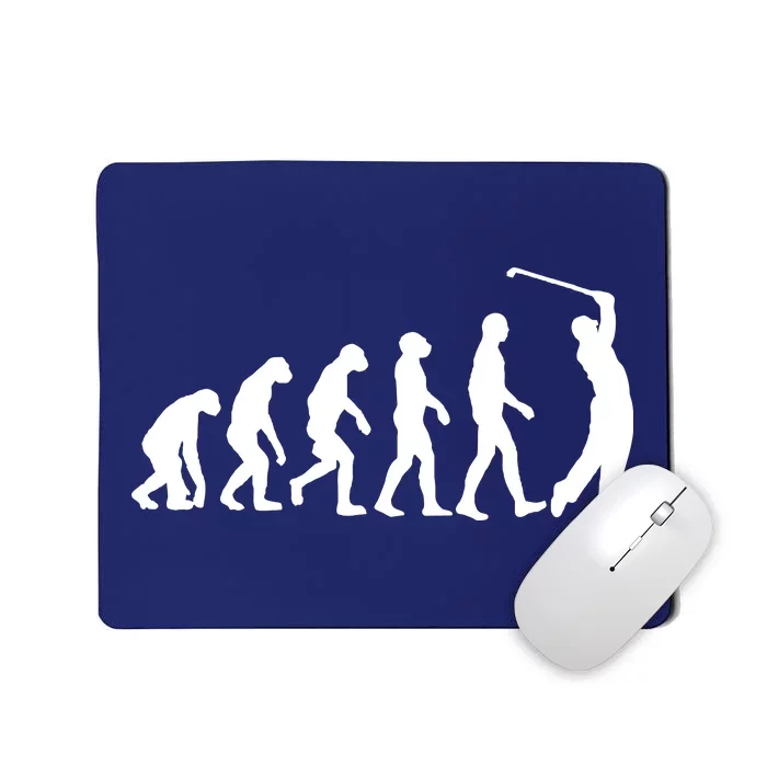 Golf Evolution Funny Golfer Mousepad